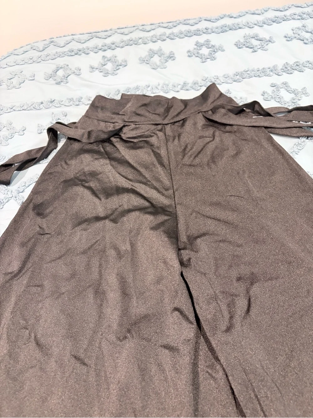 Kellé Black Wide Leg Dance Palazzo Pants Adult Medium